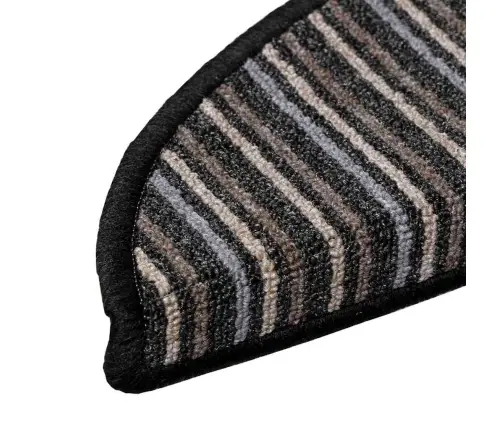 Savaime Prilipantys Laiptų Kilimėliai 15 Pcs Antracitas