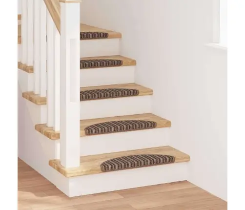 Savaime Prilipantys Laiptų Kilimėliai 15 Pcs Ruda