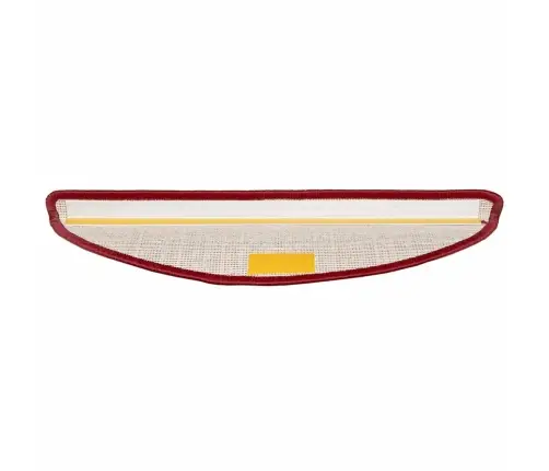 Pašlīmējoši Paklāji Kāpnēm 15 Pcs Sarkana 56 X 17 X 3 Cm Vidaxl