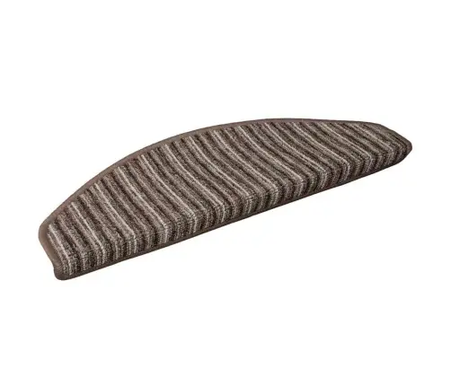 Pašlīmējoši Paklāji Kāpnēm 15 Pcs Brūna 65 X 21 X 4 Cm Vidaxl