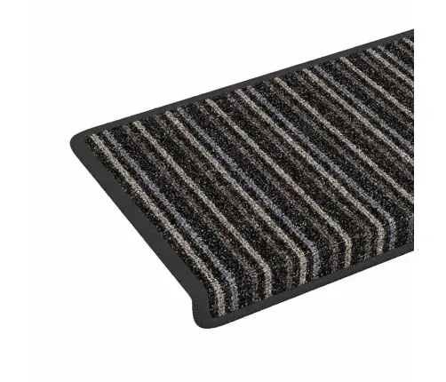 Savaime Prilipantys Laiptų Kilimėliai 15 Pcs Antracitas