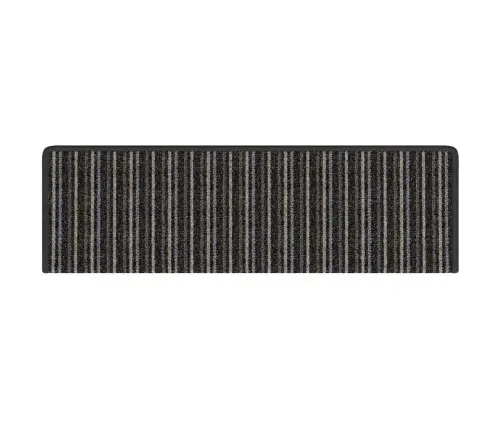 Savaime Prilipantys Laiptų Kilimėliai 15 Pcs Antracitas