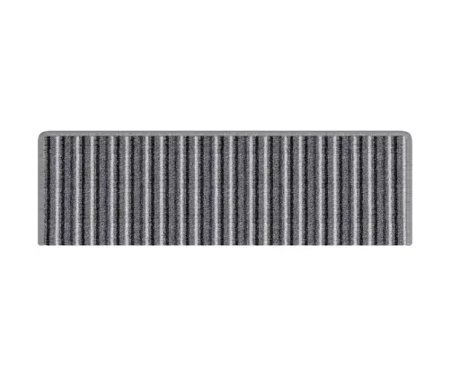 Pašlīmējoši Paklāji Kāpnēm 15 Pcs Pelēka 65 X 21 X 4 Cm Vidaxl