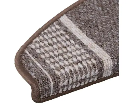 Savaime Prilipantys Laiptų Kilimėliai 15 Pcs Ruda