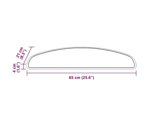 Savaime Prilipantys Laiptų Kilimėliai 15 Pcs Ruda