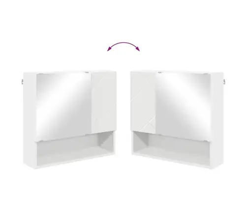 Vannas Istabas Mēbeļu Komplekts 2 Pcs Balts 61 X 35 X 64 Cm Vidaxl