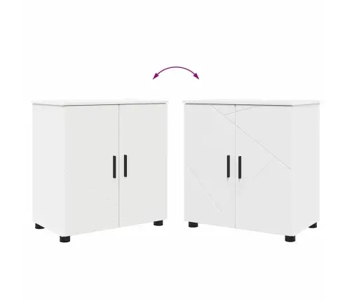 Vannas Istabas Mēbeļu Komplekts 3 Pcs Balts 61 X 35 X 64 Cm Vidaxl