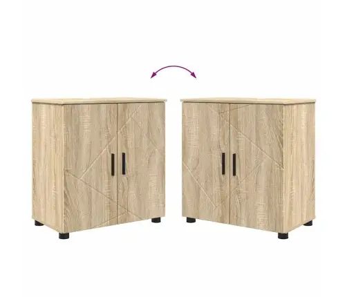 Vannas Istabas Mēbeļu Komplekts Ar Atvilktni 3 Pcs Sonoma Ozols Vidaxl