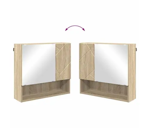 Vannas Istabas Mēbeļu Komplekts Ar Atvilktni 3 Pcs Sonoma Ozols Vidaxl