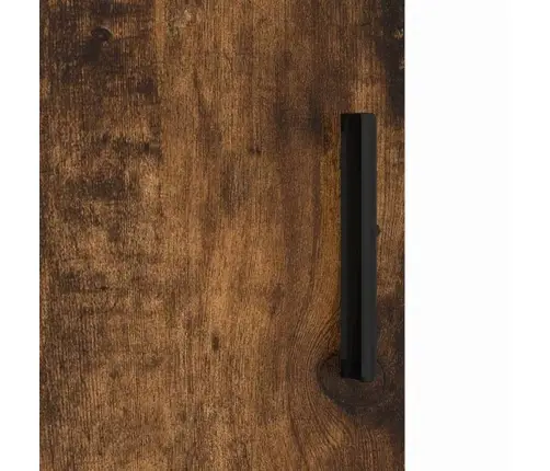 Vonios Baldų Rinkinys Su Stalčių 3 Pcs Rūkyta Ąžuolas