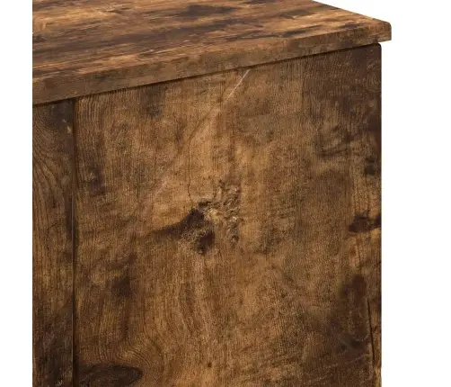 Vonios Baldų Rinkinys Su Stalčių 3 Pcs Rūkyta Ąžuolas