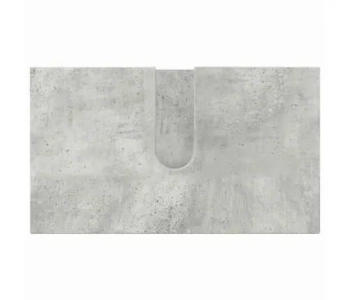 Vannas Istabas Mēbeļu Komplekts Ar Durvīm 4 Pcs Betona Pelēka Vidaxl