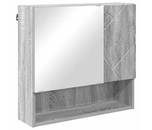 Vannitoa Mööbleset Uksega 4 Pcs Hall Sonoma Tehispuit & Metall