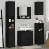 Vannas Istabas Mēbeļu Komplekts 5 Pcs Melna 61 X 35 X 64 Cm Vidaxl