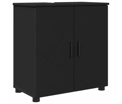 Vannas Istabas Mēbeļu Komplekts 5 Pcs Melna 61 X 35 X 64 Cm Vidaxl