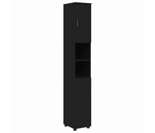 Vannas Istabas Mēbeļu Komplekts 5 Pcs Melna 61 X 35 X 64 Cm Vidaxl