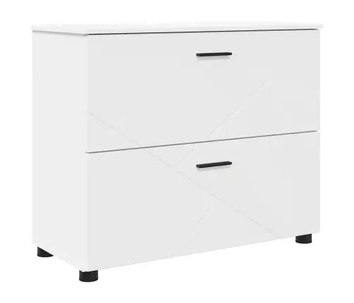 Vannas Istabas Mēbeļu Komplekts 2 Pcs Balts 76.5 X 35 X 64 Cm Vidaxl