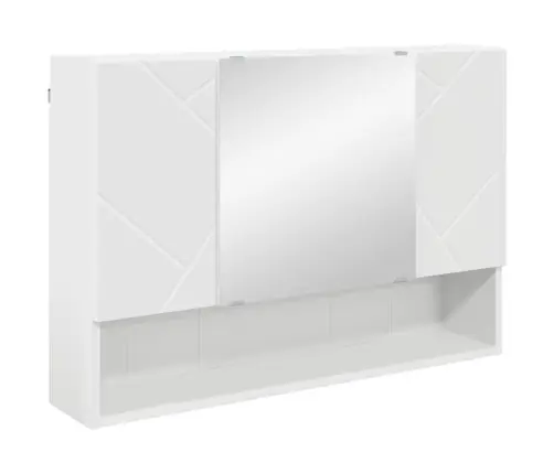 Vannas Istabas Mēbeļu Komplekts 2 Pcs Balts 76.5 X 35 X 64 Cm Vidaxl