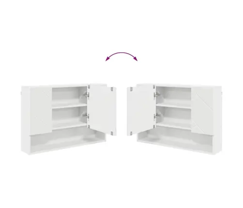 Vannas Istabas Mēbeļu Komplekts 2 Pcs Balts 76.5 X 35 X 64 Cm Vidaxl