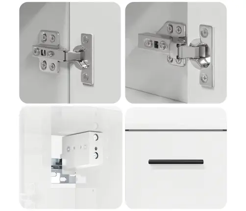 Vannas Istabas Mēbeļu Komplekts Ar Plauktu 2 Pcs Spīdīgi Balta Vidaxl Vannas Istabas Mēbeļu Komplekts Ar Plauktu 2 Pcs Spīdīgi Balta Vidaxl