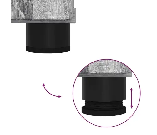 Vannitoa Mööbleset 2 Pcs Hall Sonoma Töödeldud Puit Ja Metall