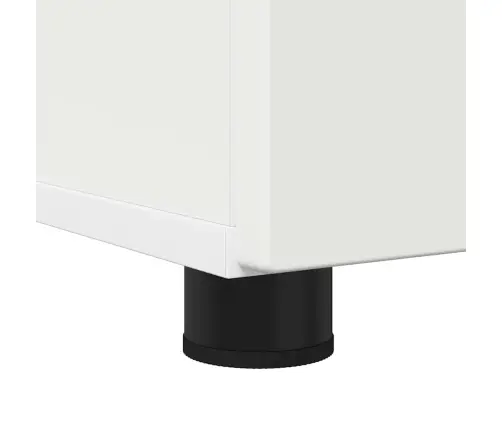 Vonios Baldų Rinkinys Su Stalčių 3 Pcs Balta 76.5 X 35 X 64 Cm