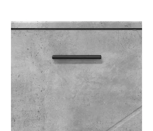 Vannas Istabas Mēbeļu Komplekts Ar Plauktu 3 Pcs Betona Pelēka Vidaxl