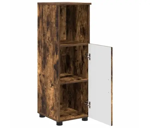 Vannas Istabas Mēbeļu Komplekts 3 Pcs Dūmakaina Ozolkoka Vidaxl