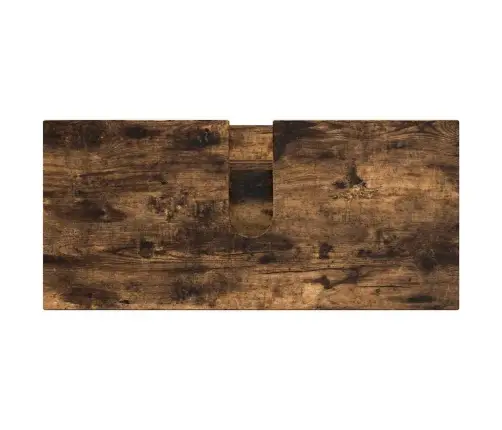 Vannas Istabas Mēbeļu Komplekts 3 Pcs Dūmakaina Ozolkoka Vidaxl