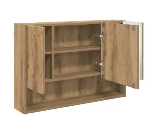 Vannas Istabas Mēbeļu Komplekts Ar Durvīm 3 Pcs Amatnieku Ozola Vidaxl