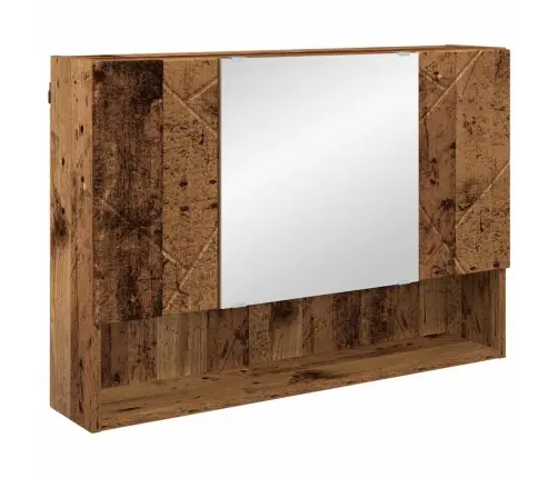 Vannitoa Mööbleset 4 Pcs Vana Puit 30 X 35 X 192 Cm Tehispuit