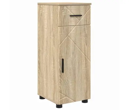 Vannas Istabas Mēbeļu Komplekts Ar Plauktu 4 Pcs Sonomas Ozola Vidaxl