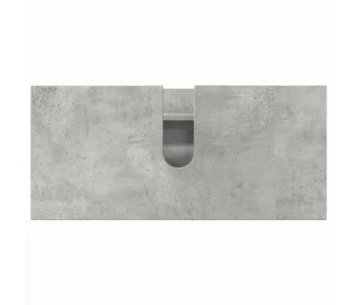 Vannitoa Mööbleset Sahtliga Uksega 4 Pcs Betoonihall Tehispuit