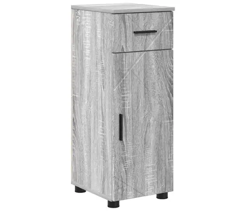 Vannas Istabas Mēbeļu Komplekts 4 Pcs Pelēka Sonomas Ozola Vidaxl