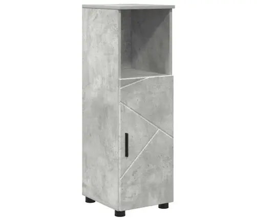 Vannitoa Mööbleset 5 Pcs Betoonhall Töödeldud Puit Ja Metall