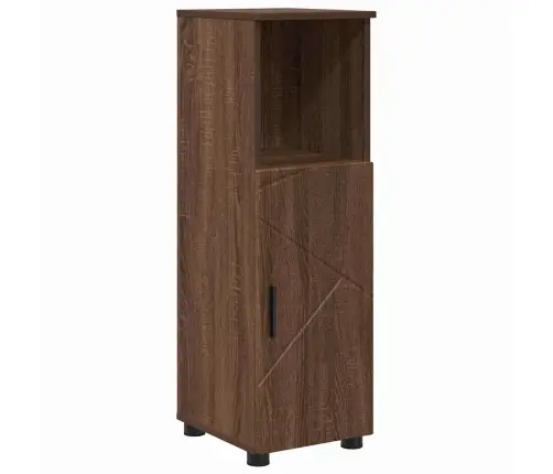 Vannas Istabas Mēbeļu Komplekts Ar Plauktu 5 Pcs Brūna Ozolkoka Vidaxl