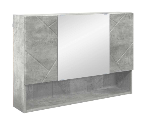 Vonios Baldų Rinkinys 5 Pcs Betono Pilka 30 X 35 X 192 Cm