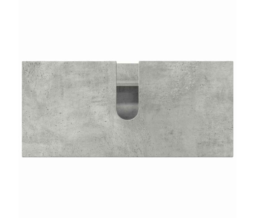 Vonios Baldų Rinkinys 5 Pcs Betono Pilka 30 X 35 X 192 Cm