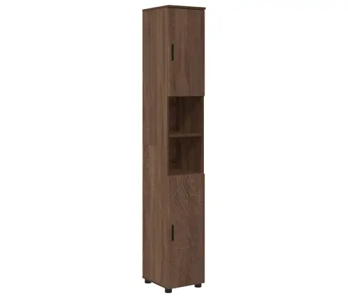 Vannitoa Mööbleset 5 Pcs Pruun Tamm 30 X 35 X 192 Cm Tehispuit Vannitoa Mööbleset 5 Pcs Pruun Tamm 30 X 35 X 192 Cm Tehispuit