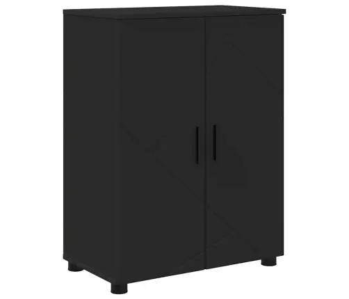 Vannas Istabas Mēbeļu Komplekts 4 Pcs Melna 30 X 35 X 192 Cm Vidaxl