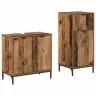Vannas Istabas Mēbeļu Komplekts Ar Atvilktni 2 Pcs Vecs Koks Vidaxl