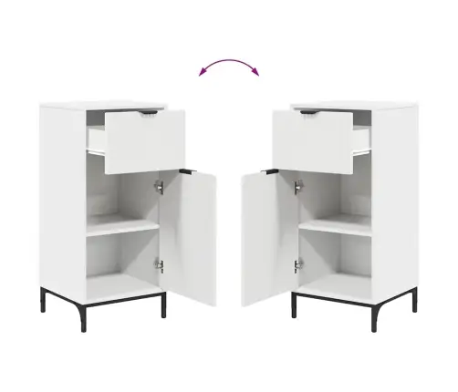 Vannas Istabas Mēbeļu Komplekts 3 Pcs Balts 39.5 X 36 X 88 Cm Vidaxl