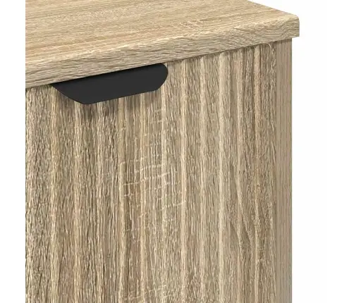 Vannas Istabas Mēbeļu Komplekts Ar Plauktu 3 Pcs Sonomas Ozola Vidaxl