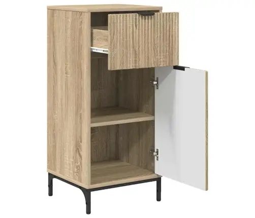 Vannas Istabas Mēbeļu Komplekts Ar Plauktu 3 Pcs Sonomas Ozola Vidaxl