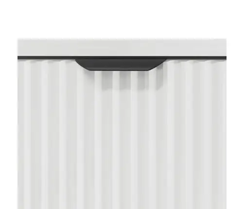 Vannas Istabas Mēbeļu Komplekts Ar Plauktu 3 Pcs Spīdīgi Balta Vidaxl