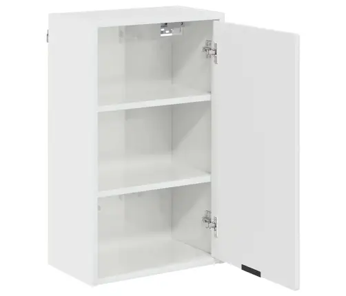 Vannas Istabas Mēbeļu Komplekts Ar Plauktu 3 Pcs Spīdīgi Balta Vidaxl