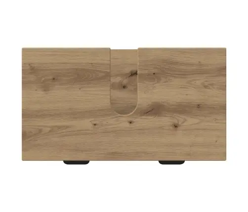 Vonios Baldų Rinkinys Su Stalčių 3 Pcs Amatininkų Ąžuolas