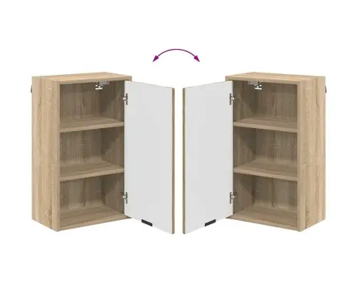 Vonios Baldų Rinkinys Su Stalčių Su Saugykla Sonoma Ąžuolas