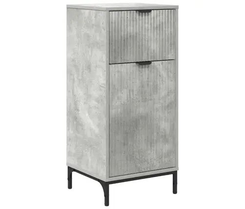 Vannas Istabas Mēbeļu Komplekts Ar Atvilktni Betona Pelēks Vidaxl