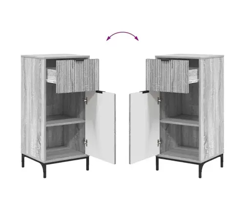 Vannas Istabas Mēbeļu Komplekts Ar Atvilktni Pelēks Sonoma Vidaxl